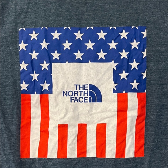 The North Face Denim Blue Short Sleeve Tee - Picture 5 of 5